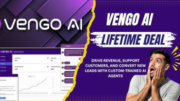 Vengo AI Appsumo Deal | Create custom-trained AI agents & increase sales | Lifetime Deal