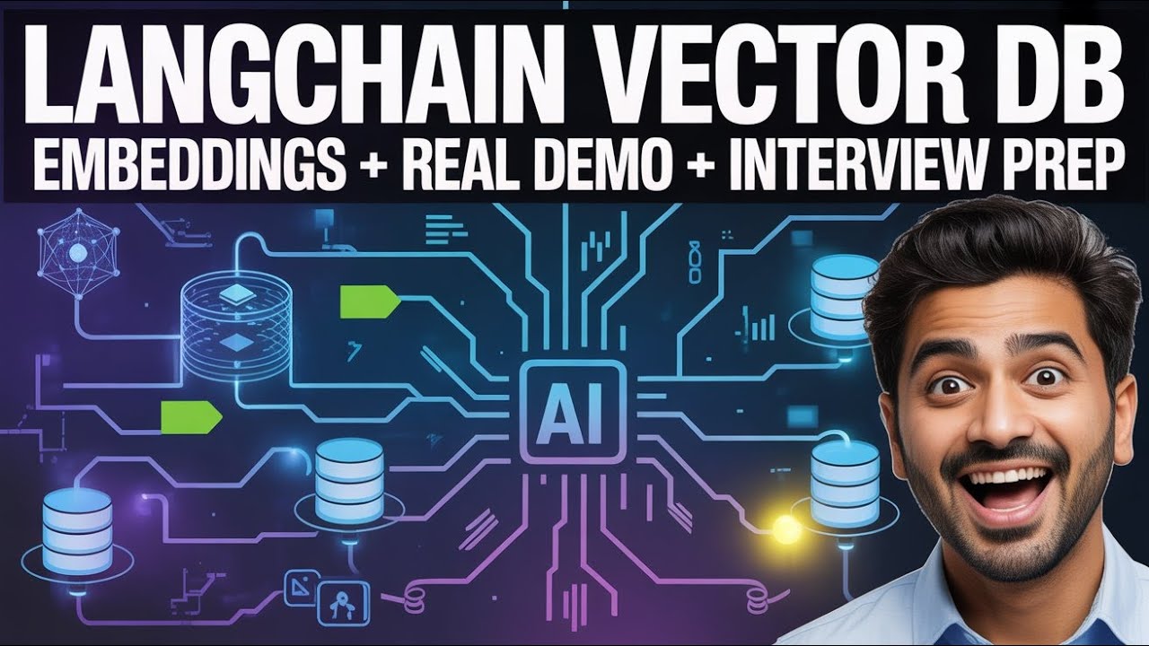 18. LangChain Vector Store Tutorial | Store Embeddings in Chroma, FAISS ...
