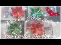 Como Hacer Flores De Noche Buena / Con Carton De Huevo #christmas #decoration #navidad #creative