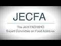 JECFA is an international scientific expert committee.