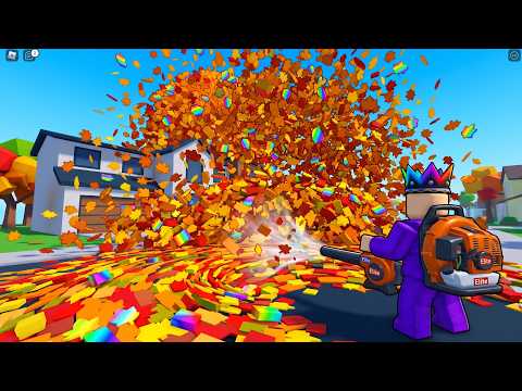 I Upgrade My LEAF BLOWER on Roblox BUT It Gets OUT of HAND...