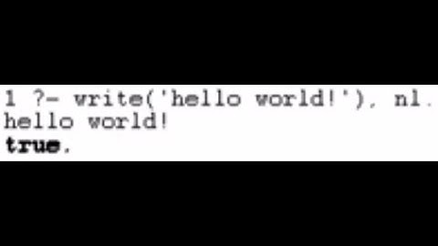 A.I. - Artificial Intelligence Prolog SWI Programming: Hello World Simple Quick Mostly Painless! ACE