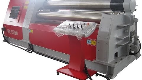 CNC Hydraulic four roller bending machine W12 8x2000mm hydraulic bending rolls machine