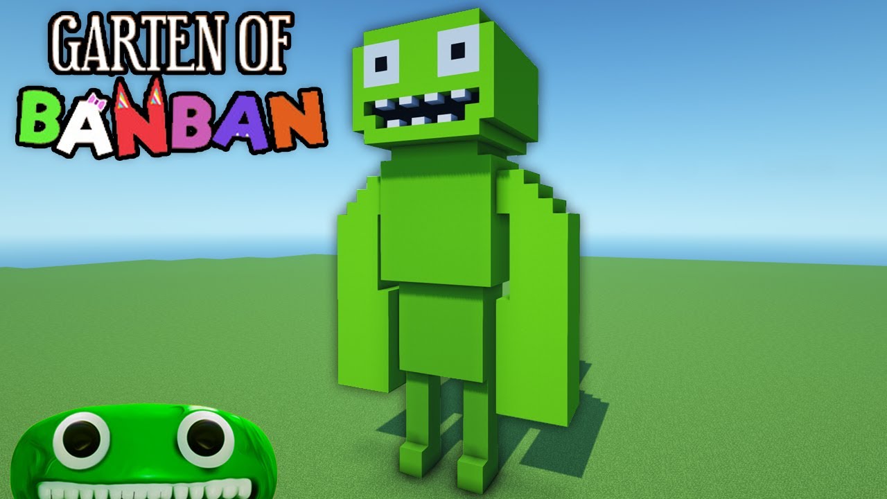 Minecraft Tutorial: How To Make A Jumbo Josh Statue Garten of Banban 