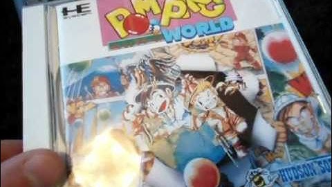 A Core Grafx 2 with Super CD-ROM2 disc drive attachment