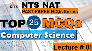 NTS Past Papers Computer Science I NTS NAT Top 25 MCQs Computer Science 01 I NTS NAT Computer MCQs screenshot 5