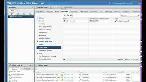 Configure vSphere Replication Connections between two sites - Lesson 3