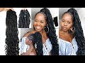 EASY DIY BOX BRAID CROCHET PONYTAIL HAIRSTYLE | TUTORIAL