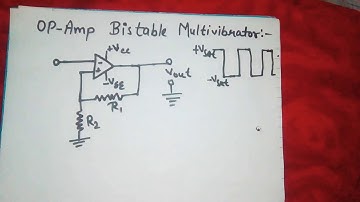 Op amp bistable multivibrator in hindi
