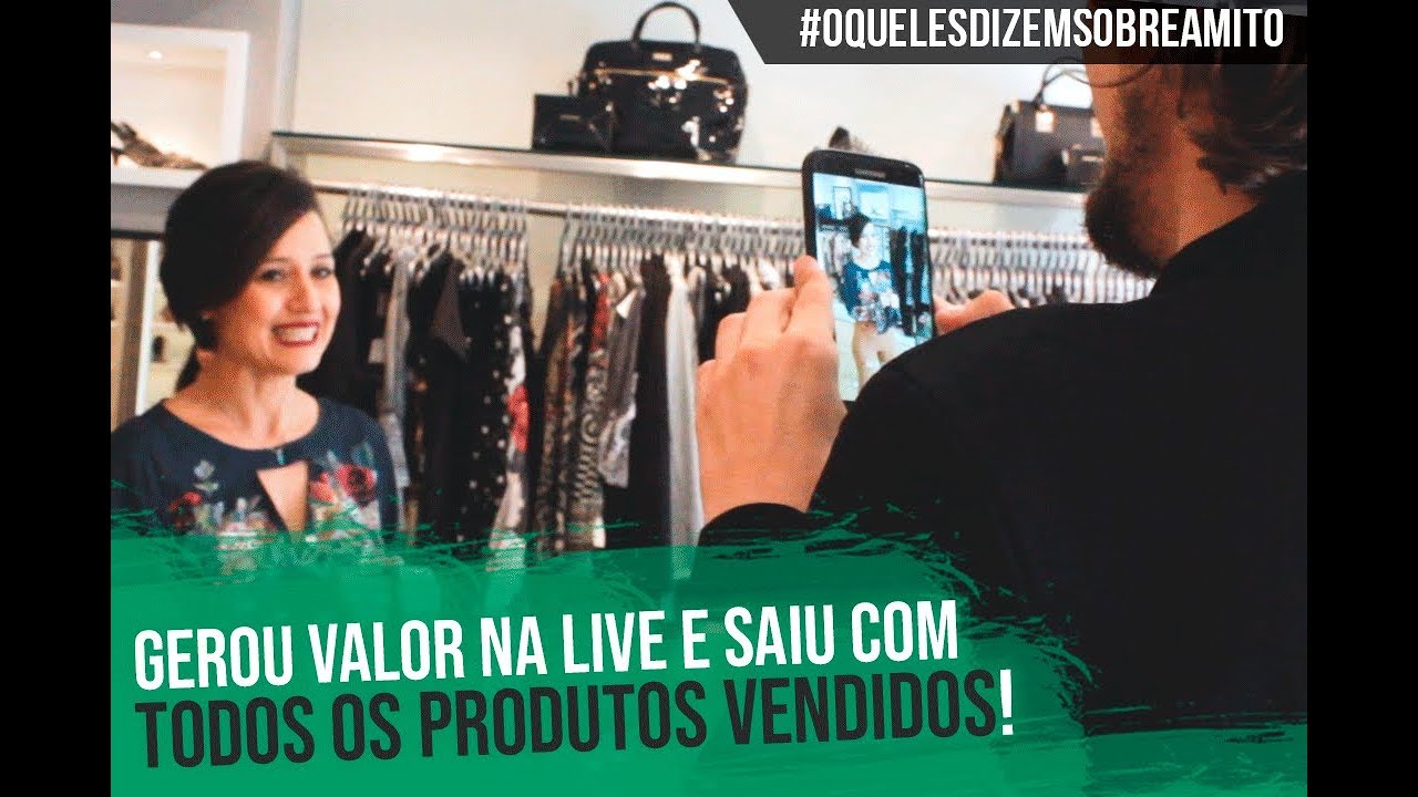 Loja de roupas vende as peças em tempo record através das lives - Marca de Valor - YouTube