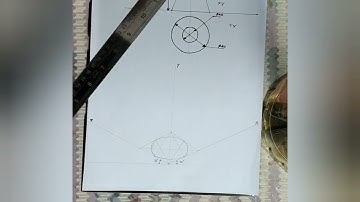 How to draw the ISOMETRIC VIEW of frustum of a cone || Engineering Drawing ||