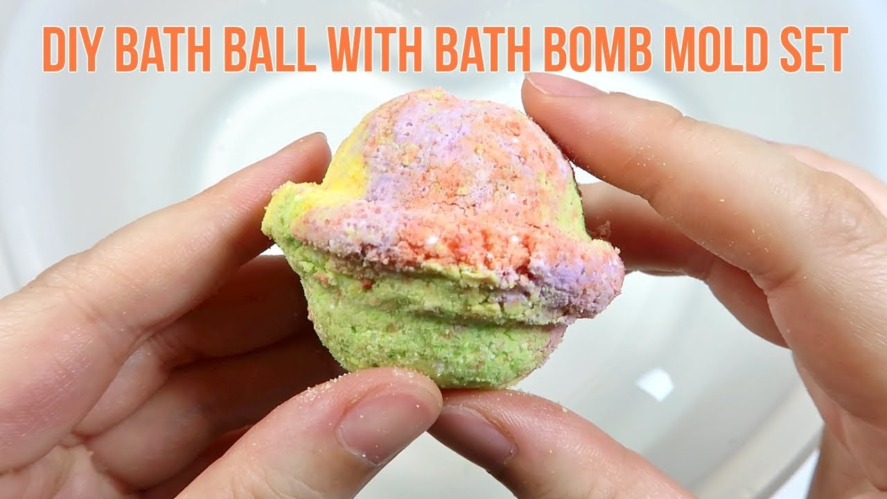 DIY Bath Ball With Bath Bomb Mold Set YouTube