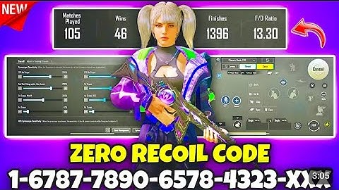 NEW UPDATE 4.0 BEST SENSITIVITY CODE + CONTROL SETTINGS BGMI/PUBG MOBILE