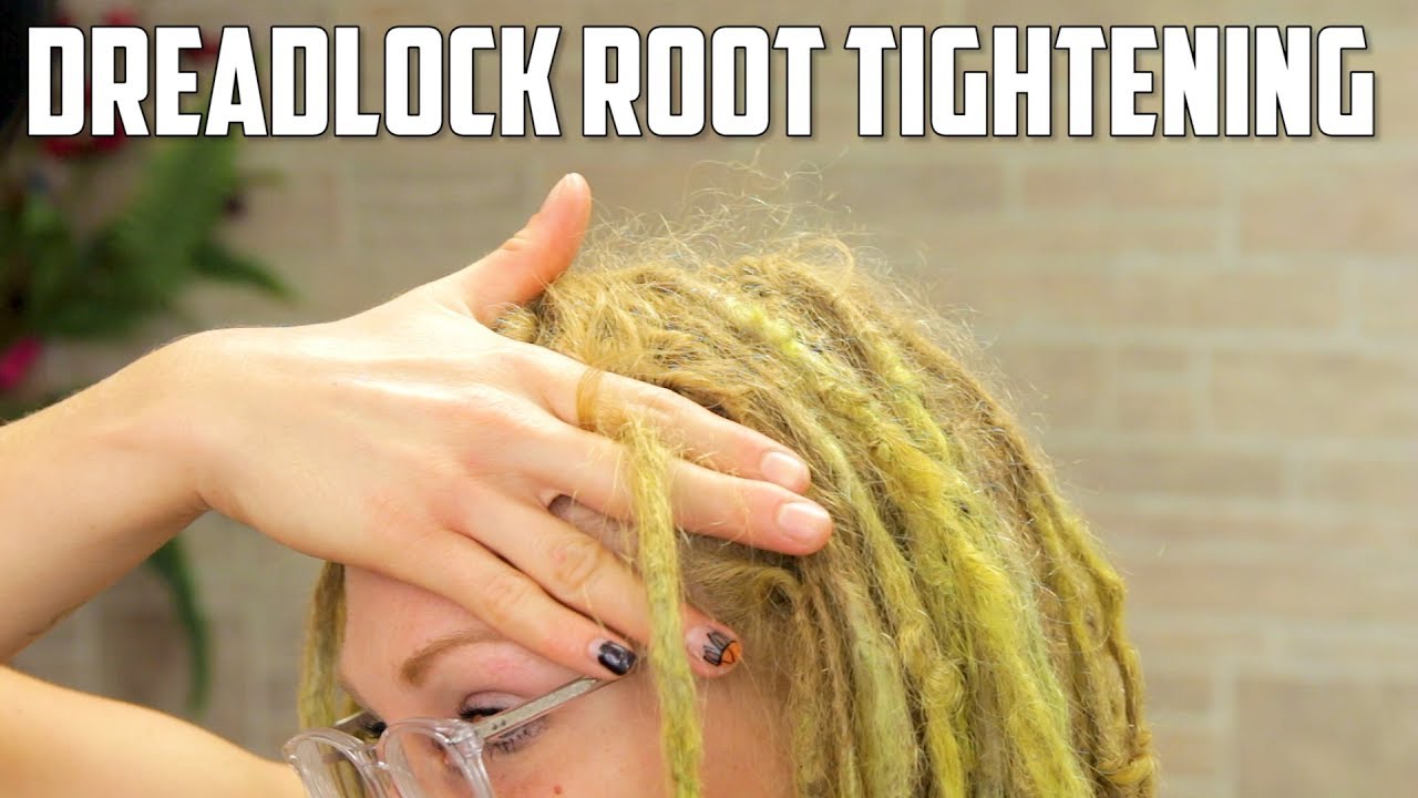 How I Maintain/Tighten My Own Dreadlock Roots with Crochet Hook