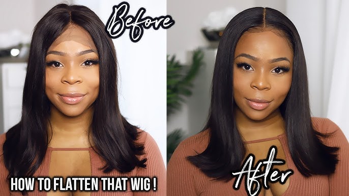 HOW TO GET YOUR WIG ON FLAT FLAT WITH A HOT COMB, THE RIGHT WAY