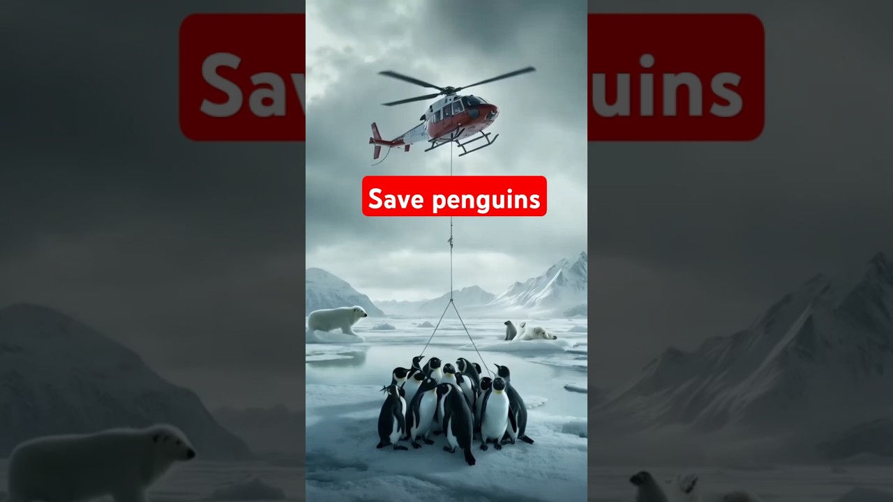 "Rescued Penguins: A Heartwarming Survival Story | Rescue animals Story 