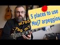 Are You Using Your Maj7 Arpeggios On These Chords вќ Superimposing Arpeggio Jazz Guitar Lesson Are You Using Your Maj7 Arpeggios On These Chords вќ Superimposing Arpeggio Jazz Guitar Lesson