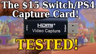 $15 HDMI Capture Card for PS4/Switch - Is it worth it? (Testing: Lag, AV Sync, Quality and More!)
