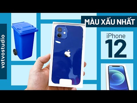 Iphone Màu Xanh Dương - Mở hộp iPhone 12 Xanh Blue mới: có xấu như trên ảnh?