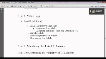 SAP ABAP Web Dynpro  Part 1