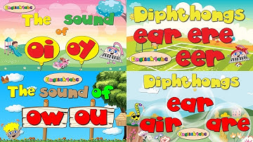 Diphthongs Compilation - oi, oy / eer, ere, ear / ow, ou /air, ear, are