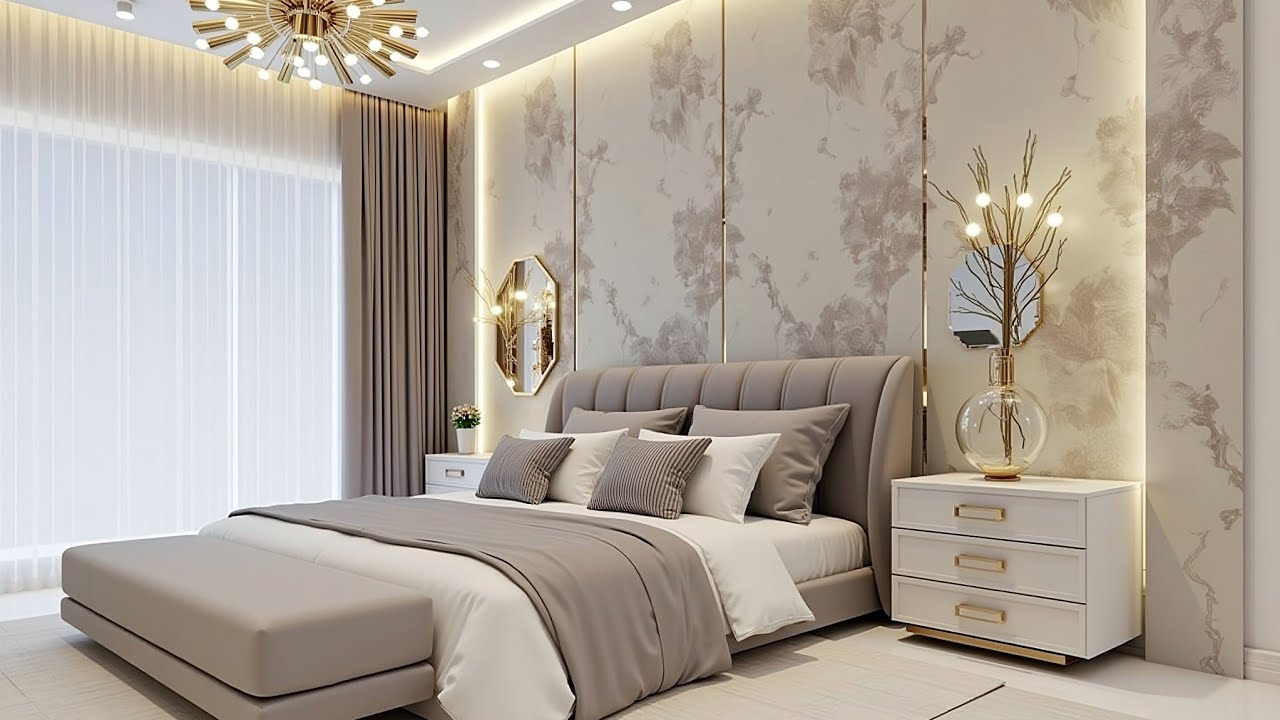 Luxury Modern Bedroom Design Ideas 2025 | Trendy Modern Bed Designs ...