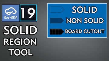 What is solid  region tool how to use Solid Region Tool in Easy EDA Class 19 in Urdu\Hindi