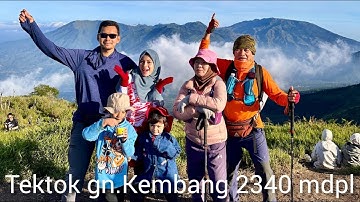 Tektok Gunung Kembang Wonosobo ramah untuk pendaki pemula bocil dan lansia | 14 Sept 2025