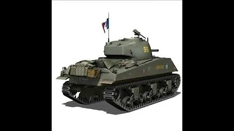 3D Model M4A2 Sherman Free French Forces Review
