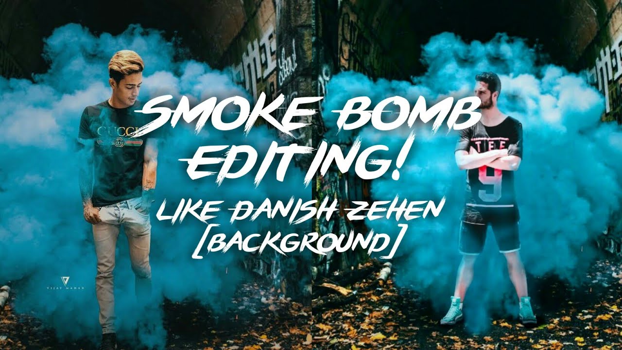 Tutorial-Smoke Bomb Danish Zehen Concept Editing #2 | Picsart Editing #3?|  Virtual Focus - YouTube
