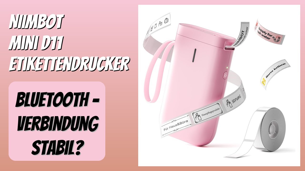BEWERTUNG (2026): NIIMBOT Mini D11 Etikettendrucker. Infos