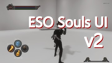 Skyrim UI showcase ⭕ ESO Souls UI [ v2 ]