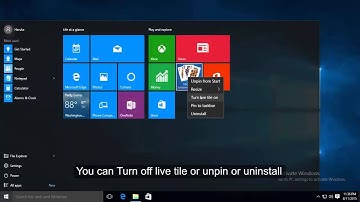 How to Remove Live Tiles and Get a Smaller Windows 10 Start Menu