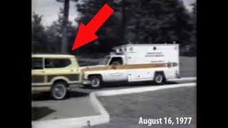 Ambulance Leaving Graceland - August 16, 1977 - Takes Elvis to Baptist Hospital