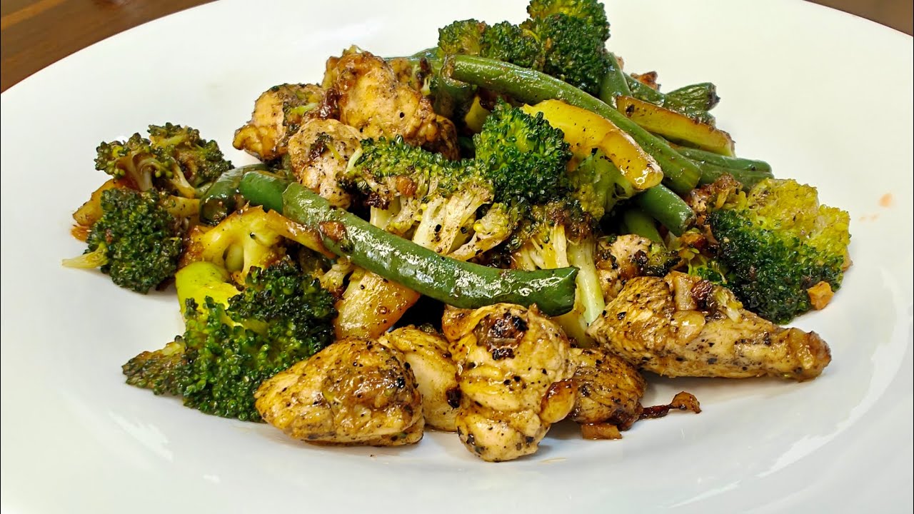 Stir fried Chicken & Brocolli | A healthy diet recipe for dinner