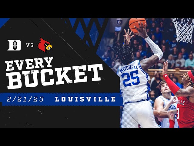 Duke 77, Louisville 62  Every Bucket (2/21/23) 