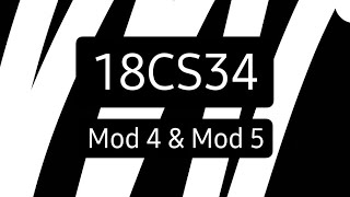 18CS34 Mod 4 & Mod 5