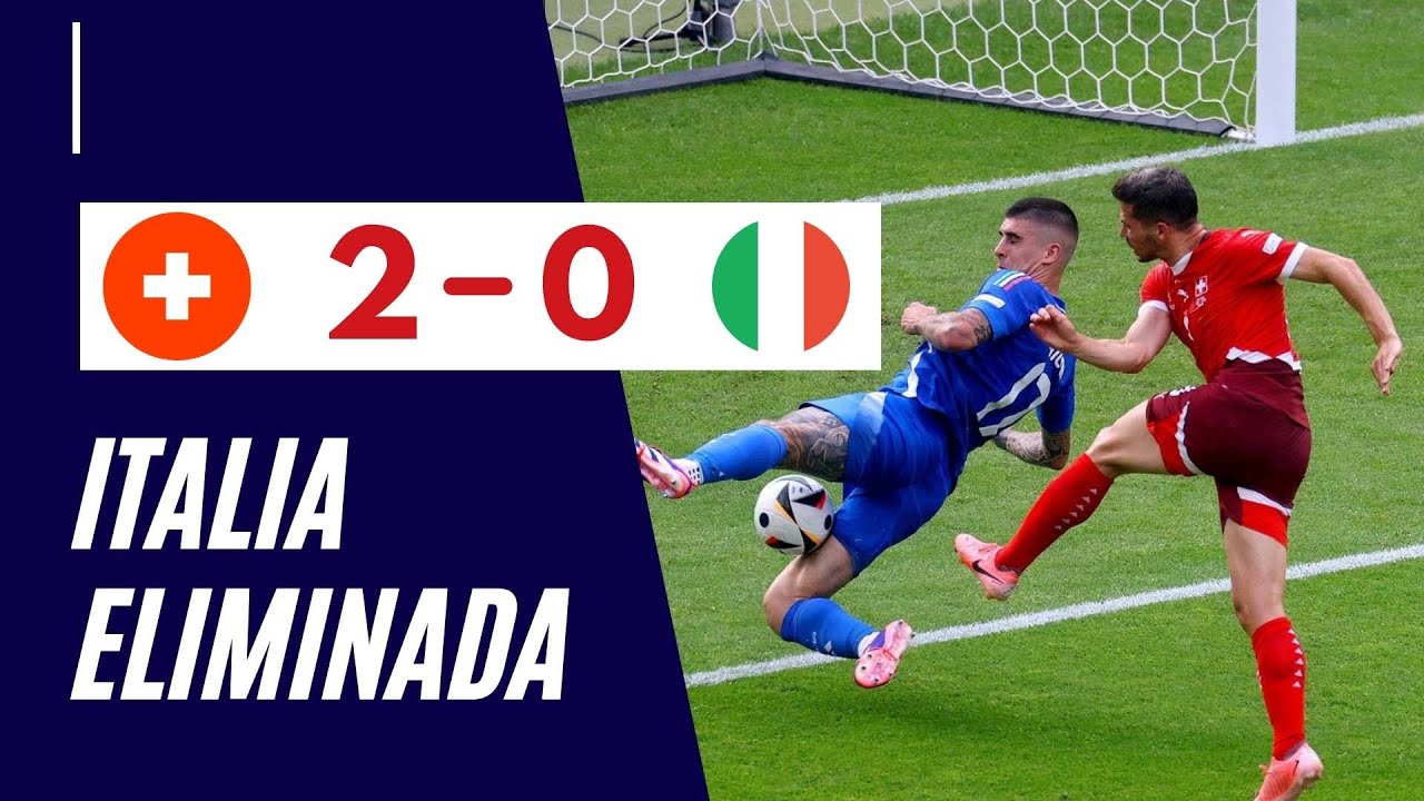 Suiza destruyó a Italia y ya espera rival en cuartos de final! - YouTube