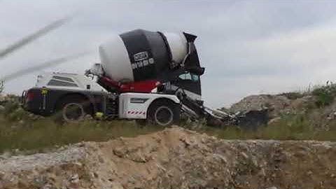 3500 self loading concrete mixer truck LUZUN