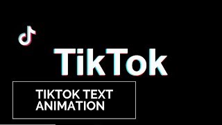 TikTok text Animation Effect || CSS Animation