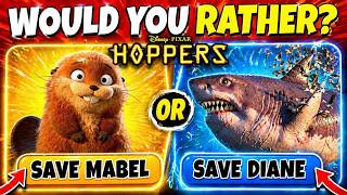 Only TRUE Pixar Fans Can Beat This HOPPERS Game! 🐿️ (Would you Rather + More) screenshot 4