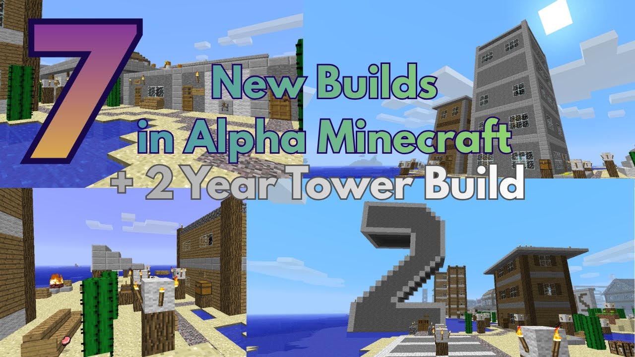 7 New Builds in my Alpha Minecraft City! (+2 Years in World Build ...