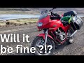 First day and first gravel road in iceland with my sportsbike  iceland trip ep2