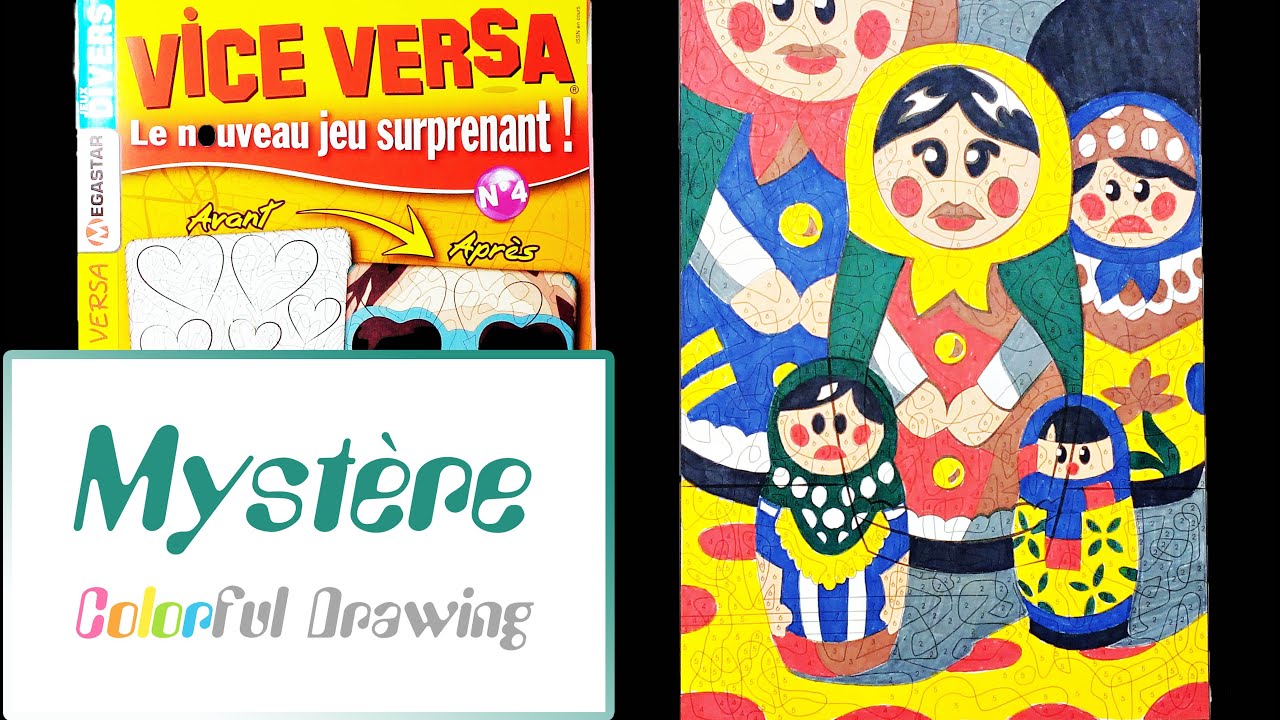 Coloriage Myst¨re n°1 Vice Versa n°4 Poupées Russes