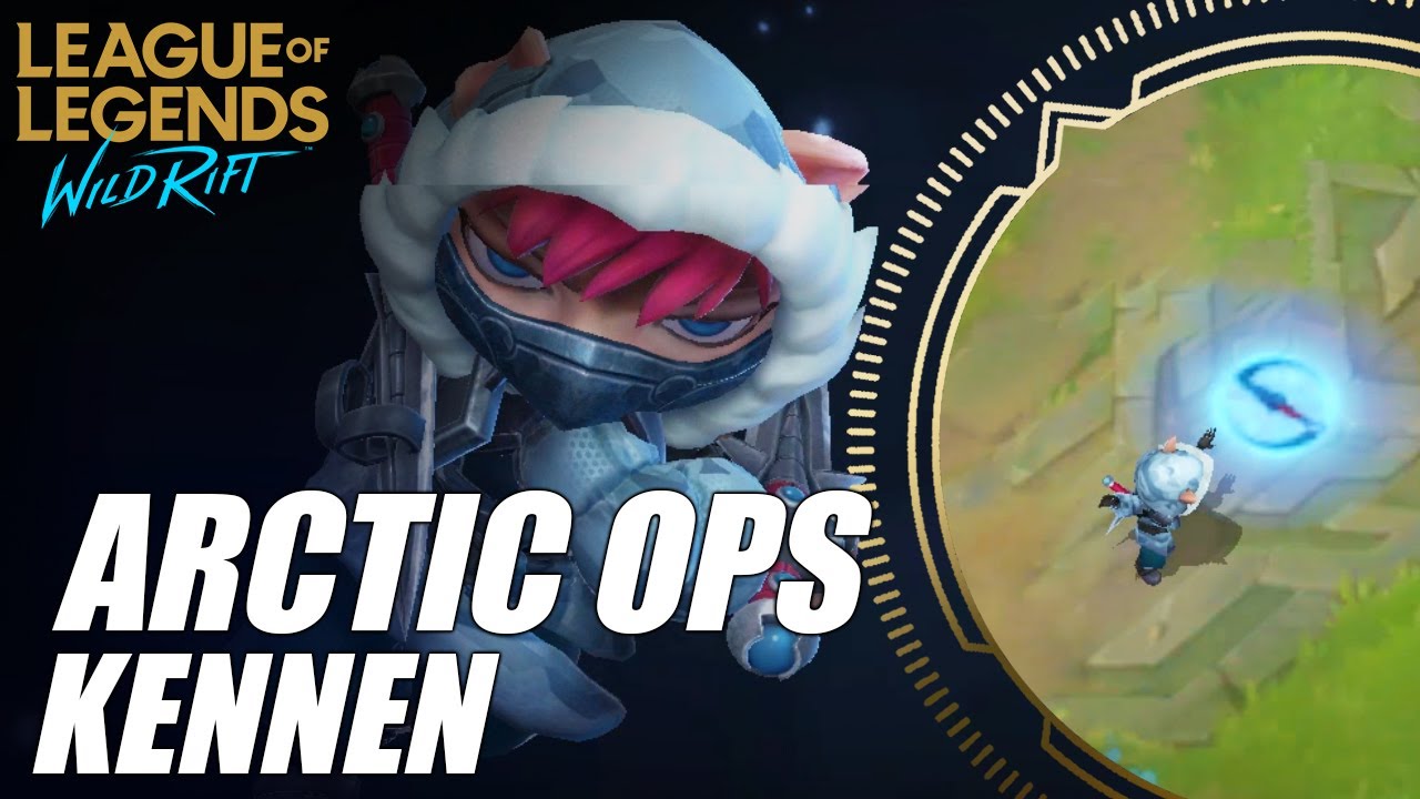League of Legends: Wild Rift Arctic Ops Kennen Skin Spotlight - YouTube