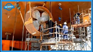 Amazing Process Of Maintaining And Repairing Damaged Ships. Levels Of Maintenance Of A Ship