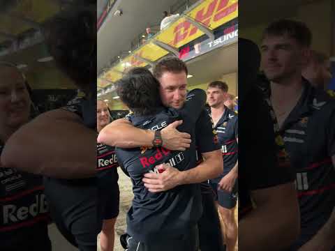 Send off from Car 22 🥰 #F1 #RedBullRacing