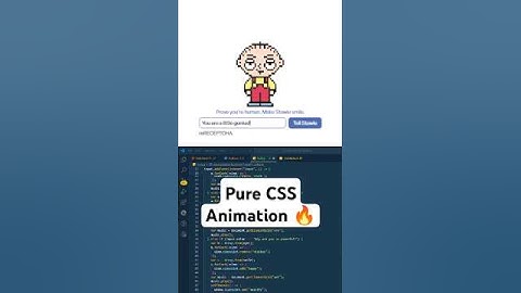 Make Stewie Smile CAPTCHA CSS Animation