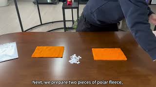 Anti static polar fleece fabric