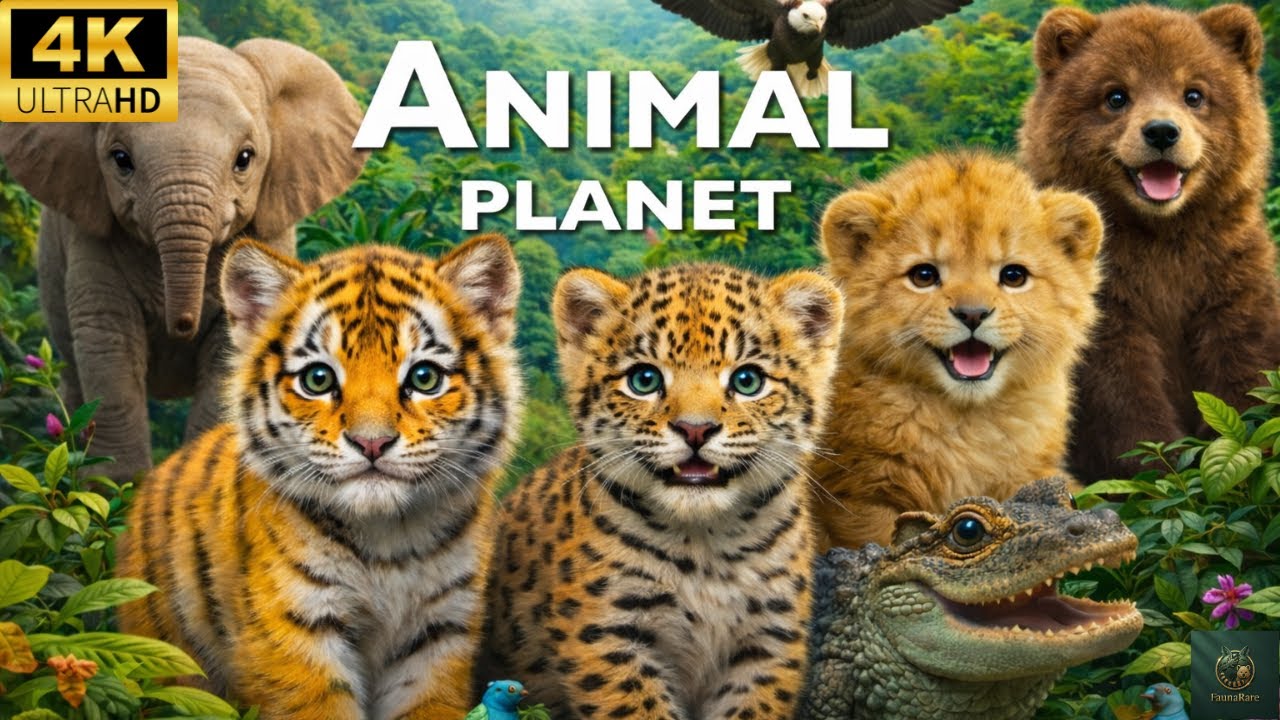 Baby Animals 4K 🐾 The Amazing World of Adorable Young Animals